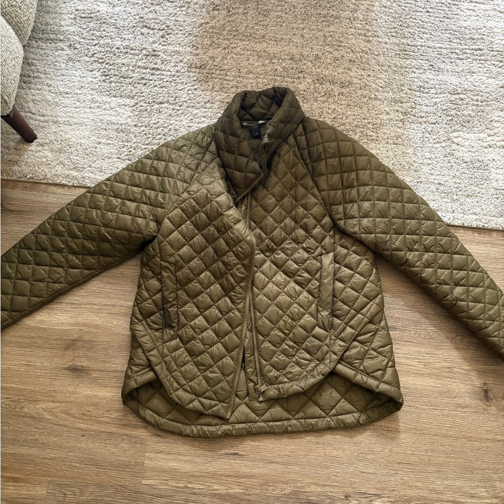 Olive Quilted Women's Jacket
